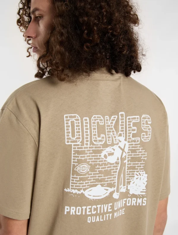 DICKIES - BRICKLANE   חולצת טי קצרה – D0A4Z8R0DS – desert-sand – 5