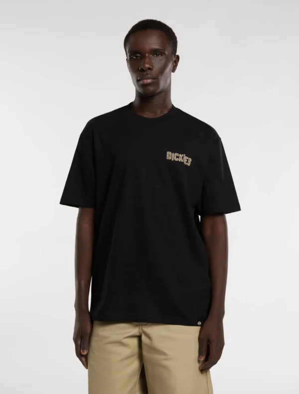 DICKIES - BRICKLANE   חולצת טי קצרה – D0A4Z8RBLK – black – 1