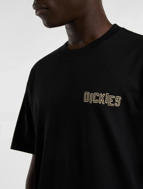 DICKIES - BRICKLANE   חולצת טי קצרה – D0A4Z8RBLK – black – 3