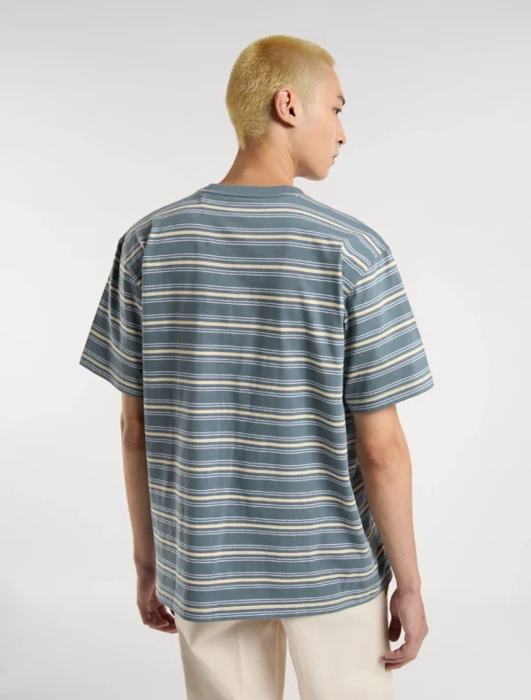 DICKIES - חולצת טי קצרה LEWISTOWN STRIPE – D0A4Z8SG70 – stormy-weather – 1