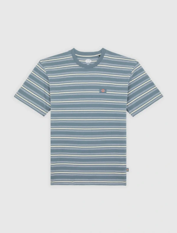 DICKIES - חולצת טי קצרה LEWISTOWN STRIPE – D0A4Z8SG70 – stormy-weather – 5