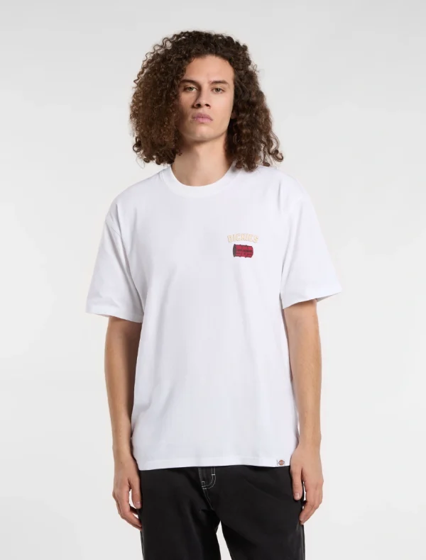 DICKIES - חולצת טי קצרה SERVICE CREW – D0A4Z8T0WH – white – 1