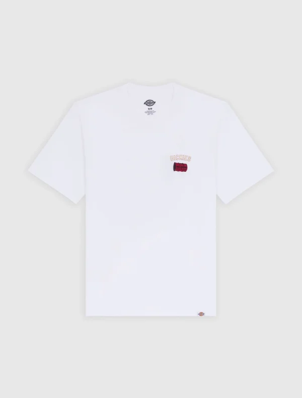 DICKIES - חולצת טי קצרה SERVICE CREW – D0A4Z8T0WH – white – 6