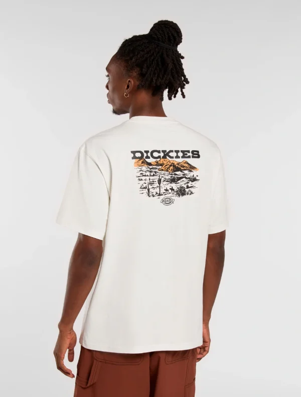 DICKIES - חולצת טי קצרה LANDASCAPE – D0A4Z8VC48 – beige – 1