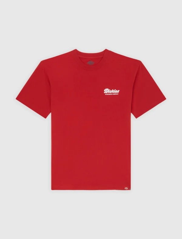 DICKIES - LEWISTOWN   חולצת טי קצרה – D0A4Z8Z0ER – english-red – 5