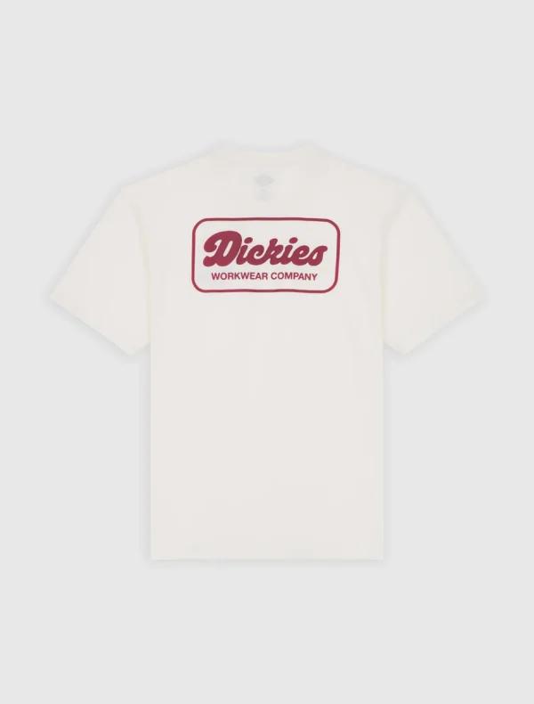 DICKIES - LEWISTOWN   חולצת טי קצרה – D0A4Z8ZC48 – beige – 7