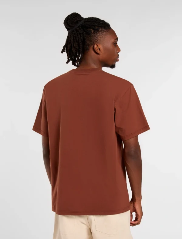 DICKIES - COMPANION CENTER LOGO חולצת טי קצרה – D0A4Z91K47 – brown – 1