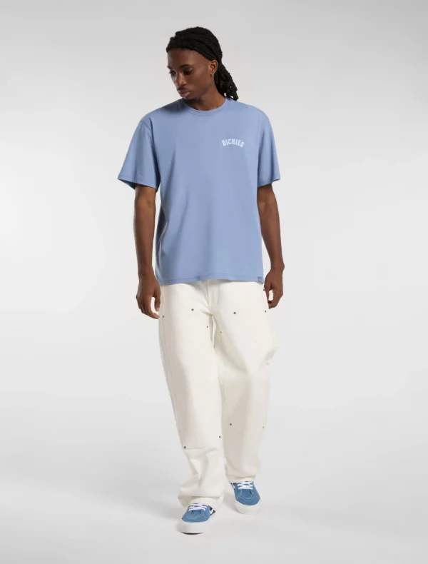 DICKIES - חולצת טי קצרה CIRCLE LOGO – D0A4Z95K37 – coronet-blue – 2