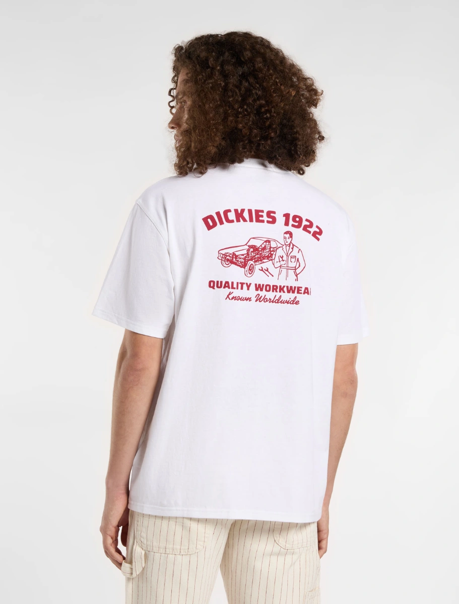 DICKIES - MECHANIC חולצת טי קצרה – D0A4Z960WH – white – 1