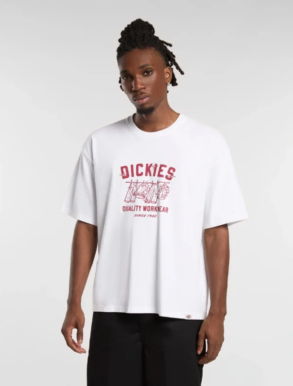 DICKIES - LAUNDRY BOXY חולצת טי קצרה – D0A4Z970WH – white – 1