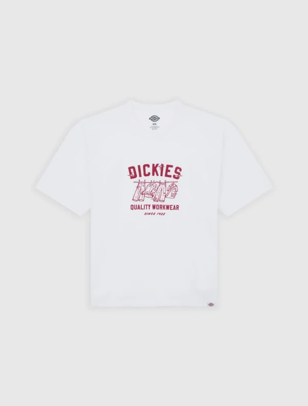 DICKIES - LAUNDRY BOXY חולצת טי קצרה – D0A4Z970WH – white – 5