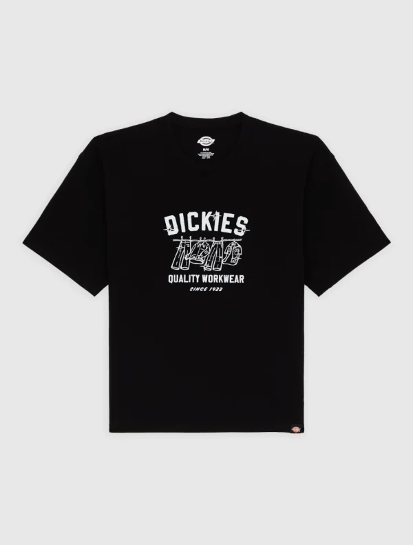 DICKIES - חולצת טי קצרה LAUNDRY BOXY – D0A4Z97BLK – black – 5