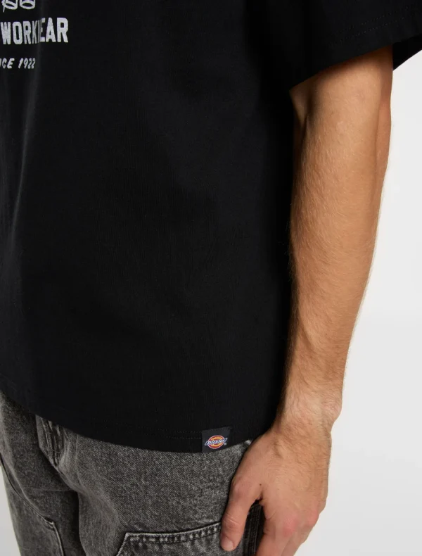 DICKIES - חולצת טי קצרה LAUNDRY BOXY – D0A4Z97BLK – black – 4