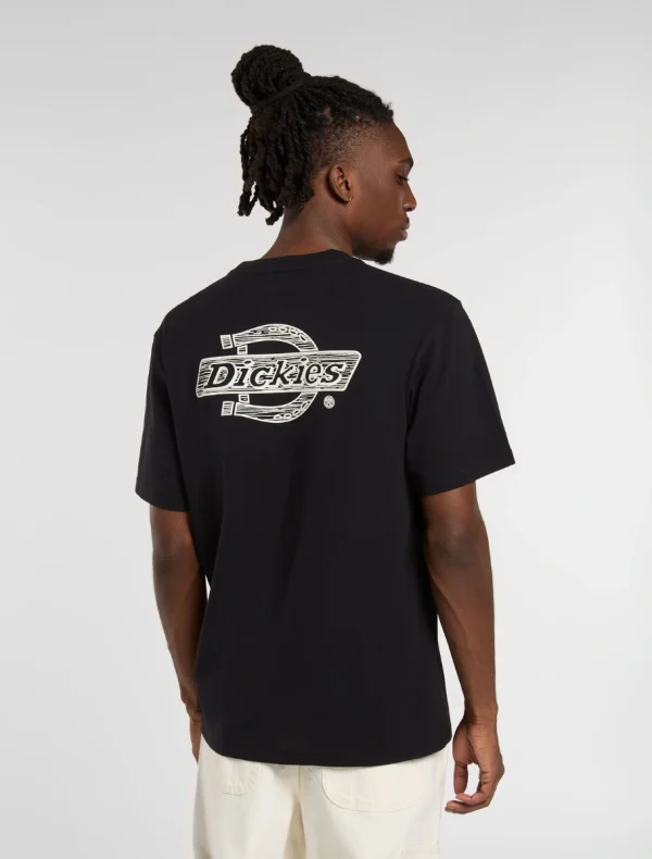 DICKIES - WOOD LOGO חולצת טי קצרה – D0A4ZATBLK – black – 1