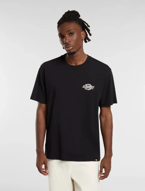 DICKIES - WOOD LOGO חולצת טי קצרה – D0A4ZATBLK – black – 1