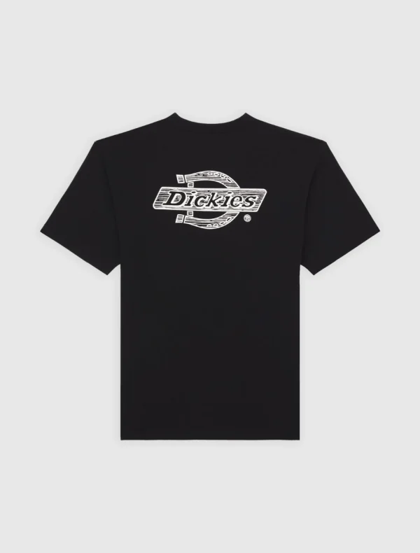 DICKIES - WOOD LOGO חולצת טי קצרה – D0A4ZATBLK – black – 7