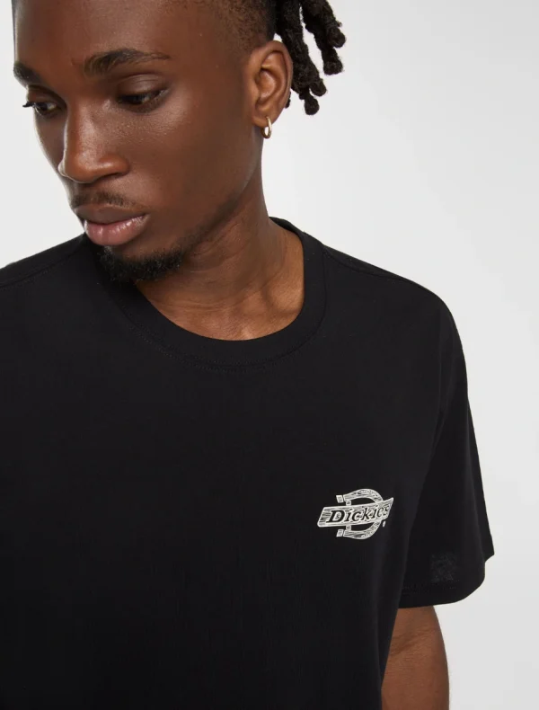 DICKIES - WOOD LOGO חולצת טי קצרה – D0A4ZATBLK – black – 3