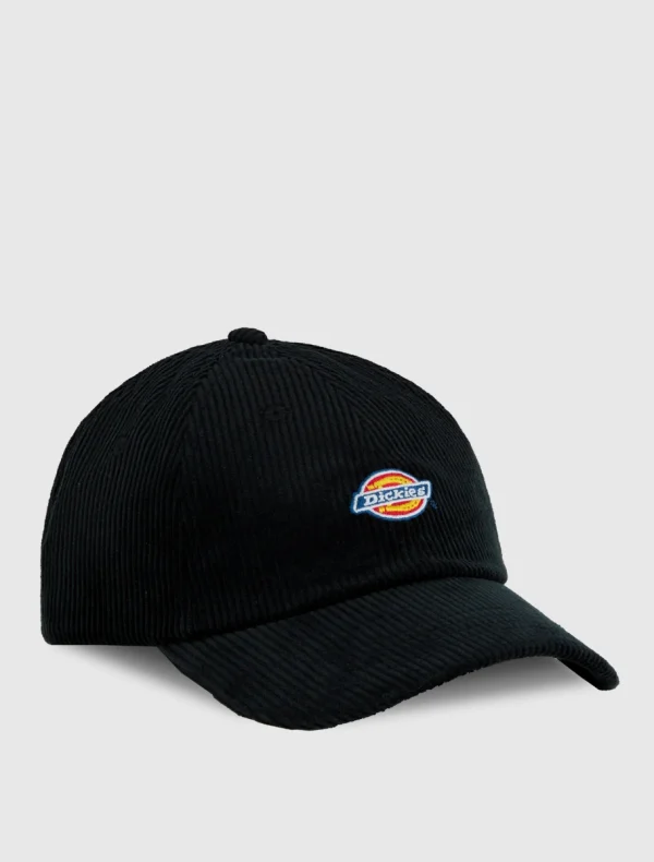 DICKIES - HARDWICK CORD CAP 2 כובע מצחייה – D0A4ZAYBLK – black – 1