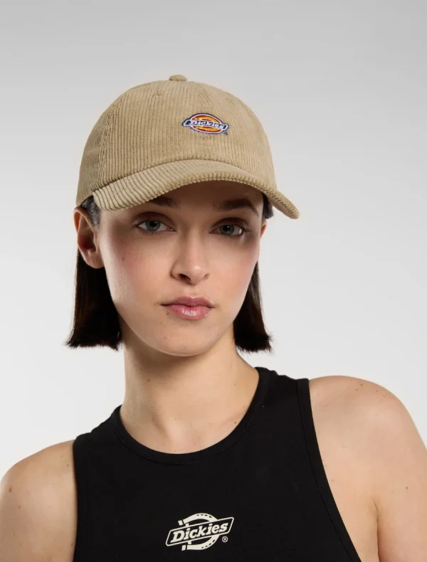 DICKIES - HARDWICK CORD CAP 2 כובע מצחייה – D0A4ZAYKHK – khaki – 3