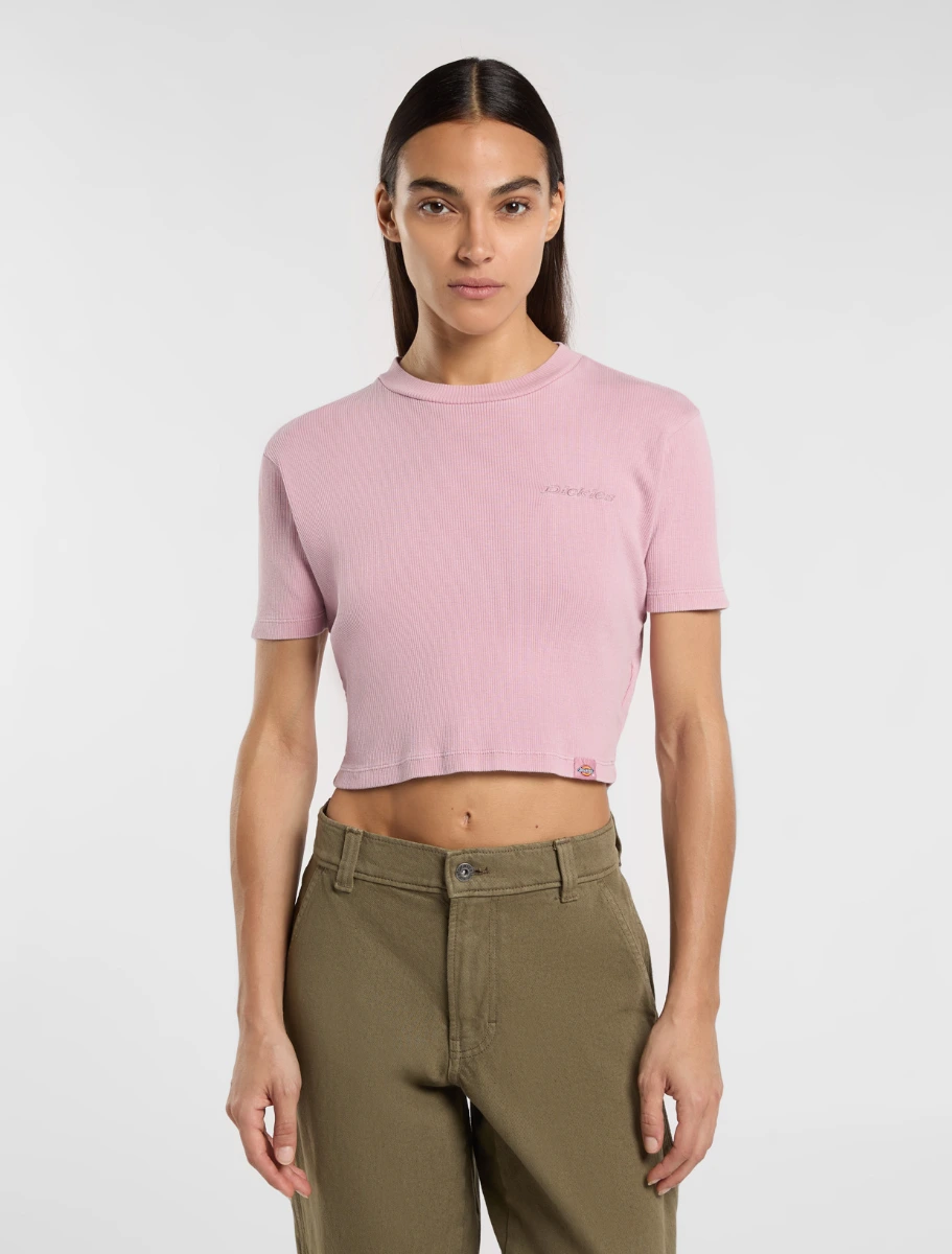 DICKIES - PLENTYWOOD חולצת טי קצרה לנשים – D0A866FK39 – pink – 1