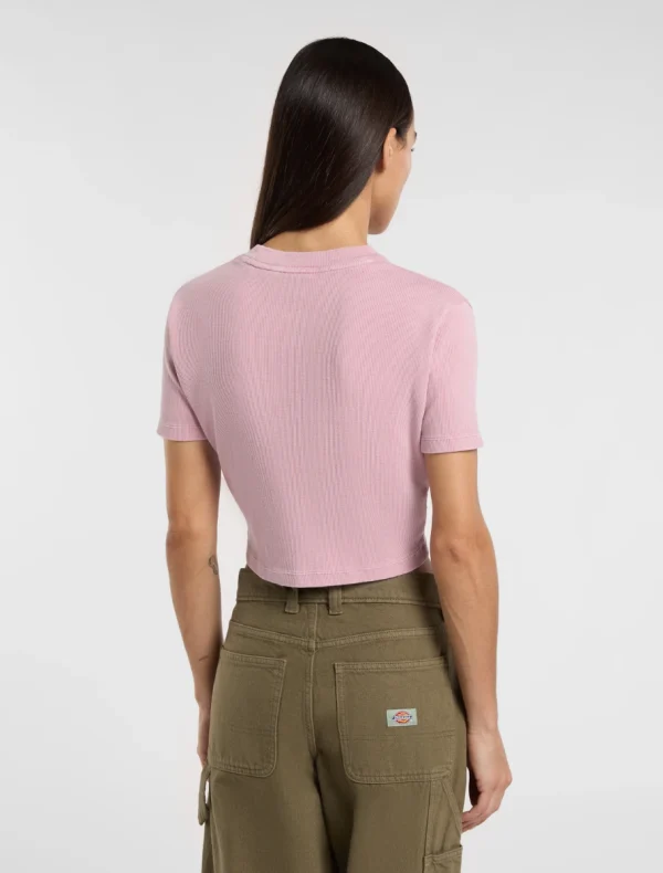 DICKIES - PLENTYWOOD חולצת טי קצרה לנשים – D0A866FK39 – pink – 1