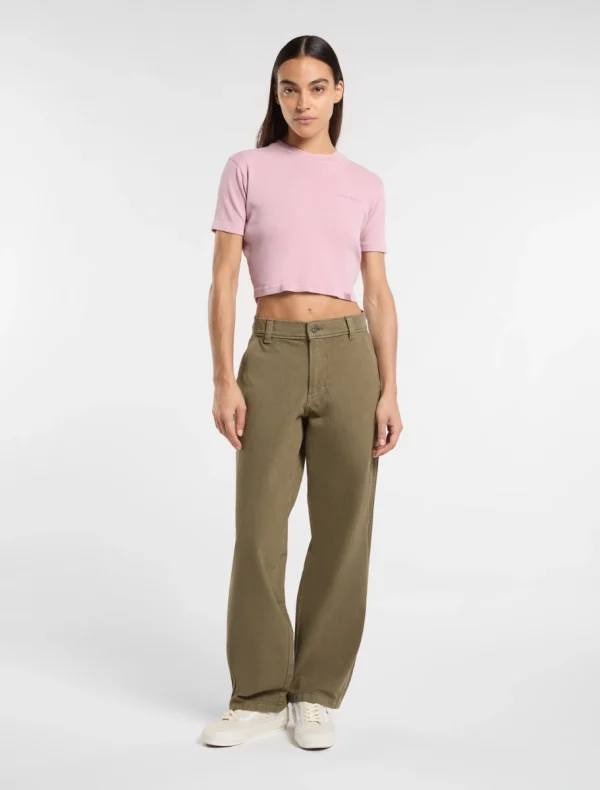 DICKIES - PLENTYWOOD חולצת טי קצרה לנשים – D0A866FK39 – pink – 2