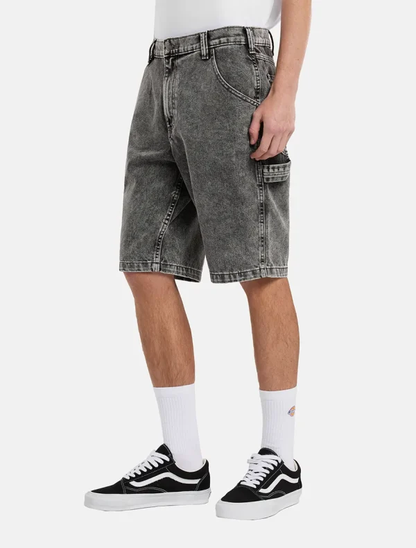 DICKIES - ג'ינס קצרים GARYVILLE – D0A4XCKJ81 – light-grey – 3
