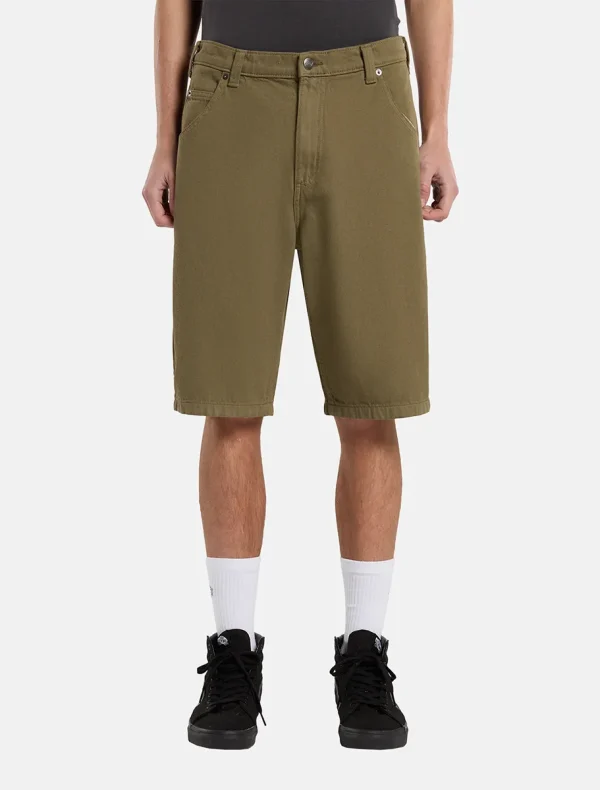 DICKIES - ג'ינס קצרים GARYVILLE – D0A4XCKMGR – military-gr – 1