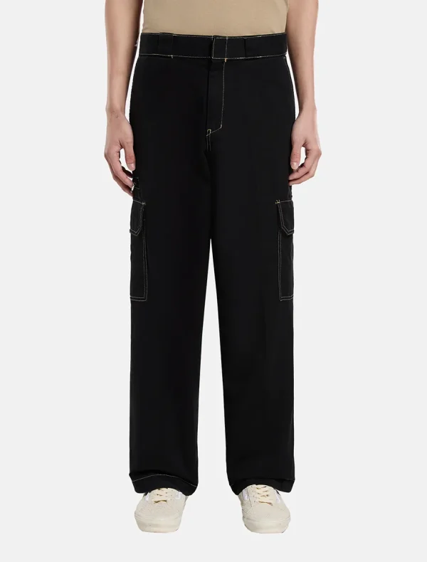 DICKIES - מכנסי עבודה RIVERBEND CARGO – D0A4Z7HBLK – black – 1