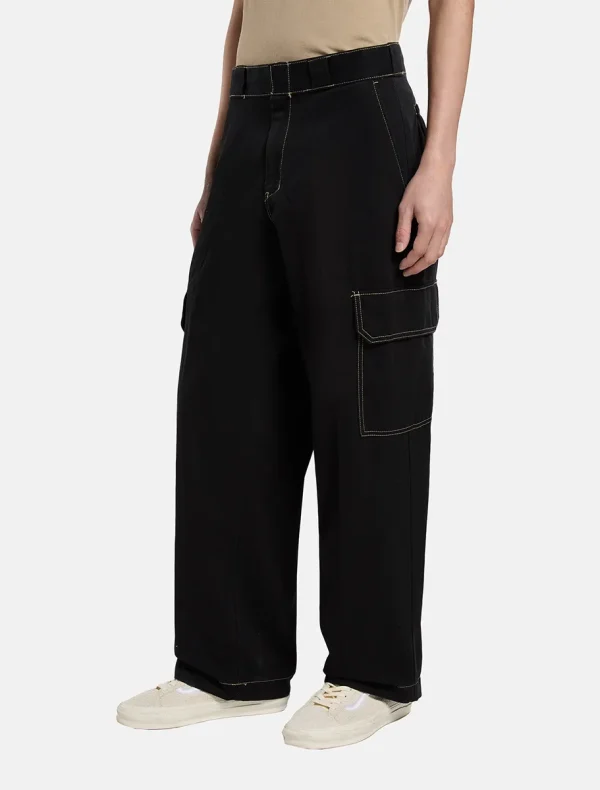 DICKIES - מכנסי עבודה RIVERBEND CARGO – D0A4Z7HBLK – black – 3