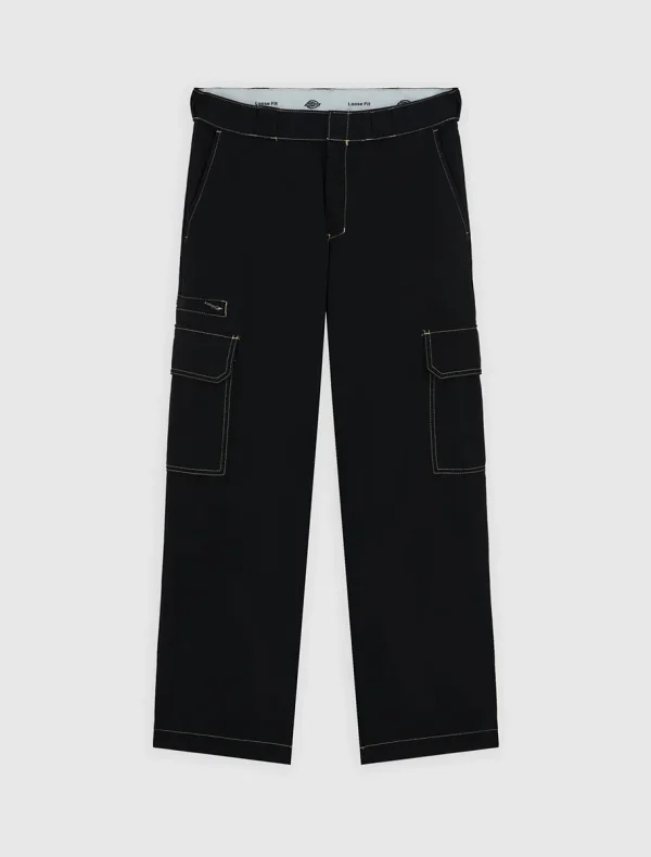 DICKIES - מכנסי עבודה RIVERBEND CARGO – D0A4Z7HBLK – black – 4