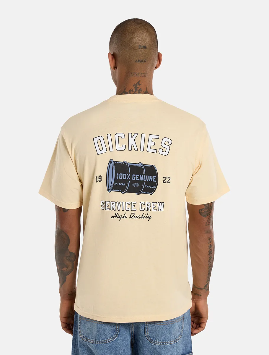 DICKIES - SERVICE CREW חולצת טי קצרה – D0A4Z8TK53 – beige – 1