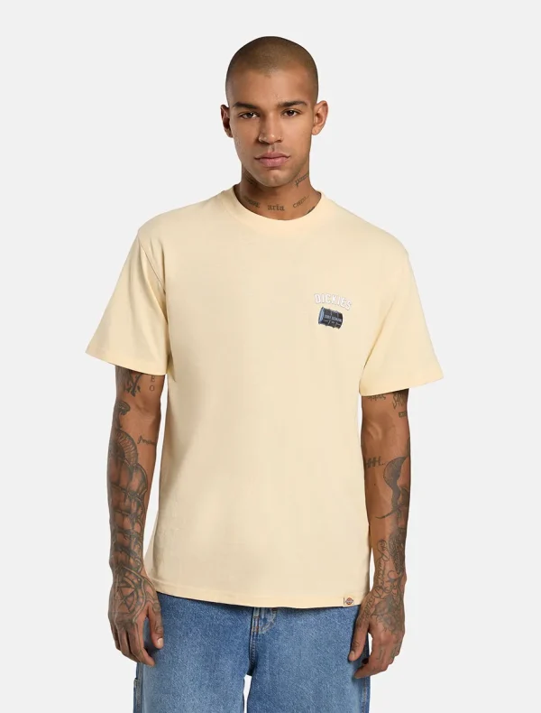 DICKIES - SERVICE CREW חולצת טי קצרה – D0A4Z8TK53 – beige – 1