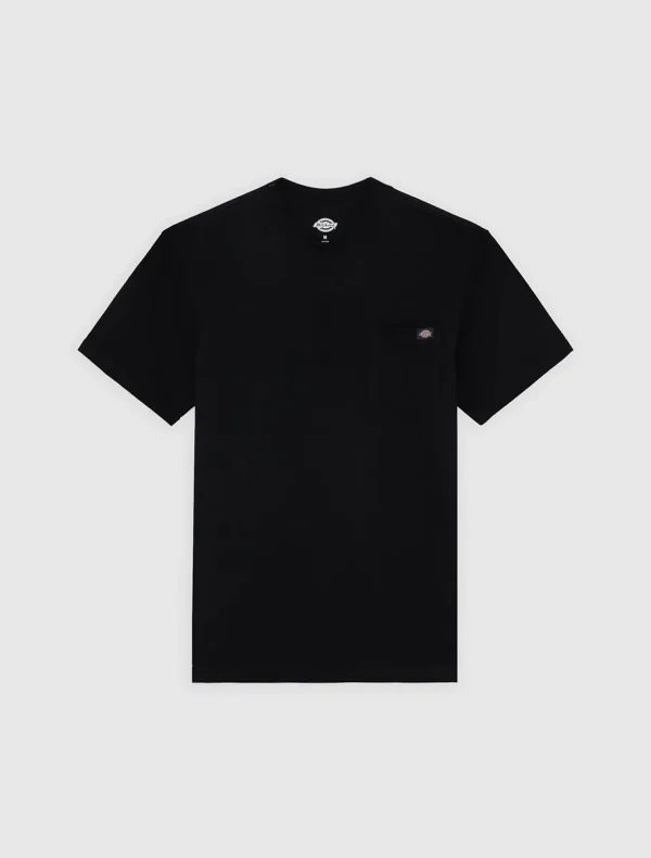 DICKIES - חולצת טי קצרה HEAVYWEIGHT  POCKET  RELAXED – D0WS450BLK – black – 3