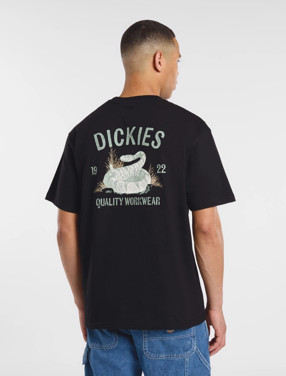 DICKIES - חולצת טי קצרה DICKIES SNAKE – D0A4Z99BLK – black – 1