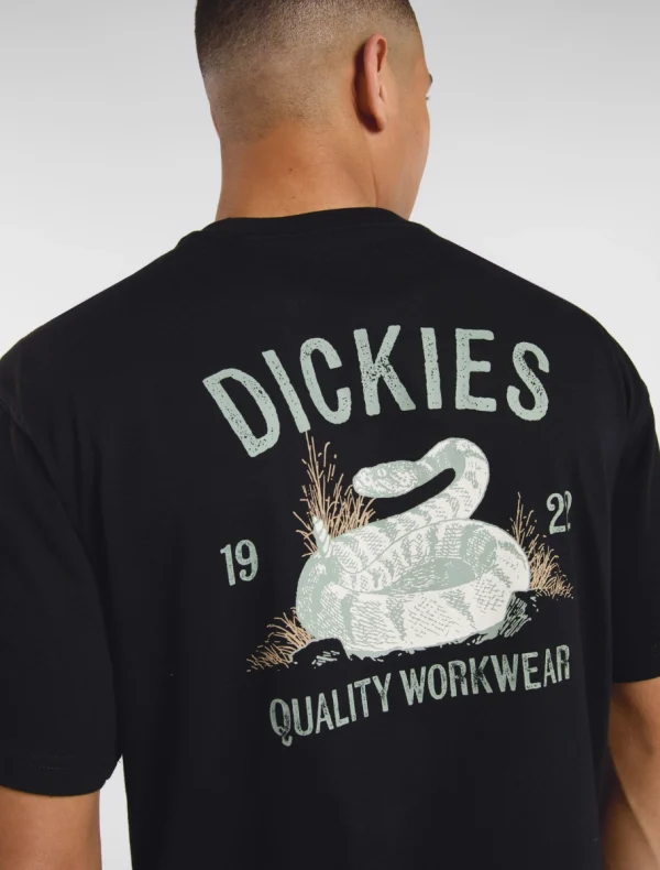 DICKIES - חולצת טי קצרה DICKIES SNAKE – D0A4Z99BLK – black – 4