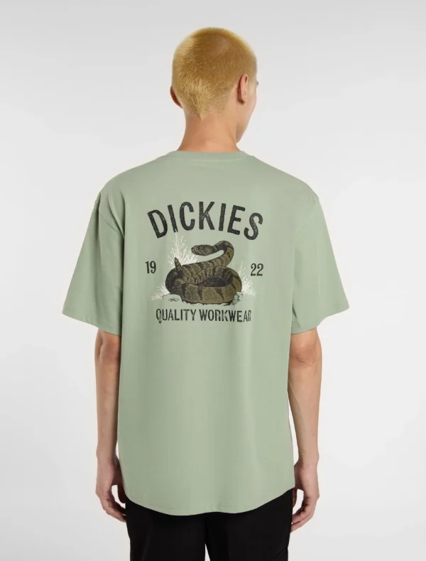 DICKIES - חולצת טי קצרה DICKIES SNAKE – D0A4Z99K36 – light-blue – 1