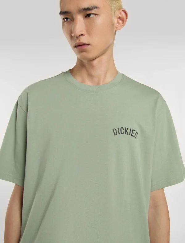 DICKIES - חולצת טי קצרה DICKIES SNAKE – D0A4Z99K36 – light-blue – 3