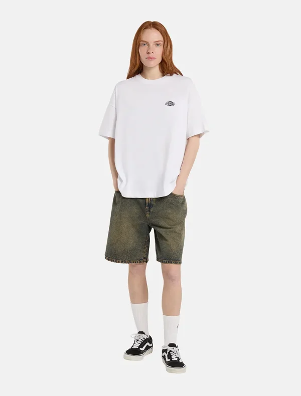 DICKIES - מכנסיים קצרים HERNDON לנשים – D0A4YSGK58 – yellow – 2
