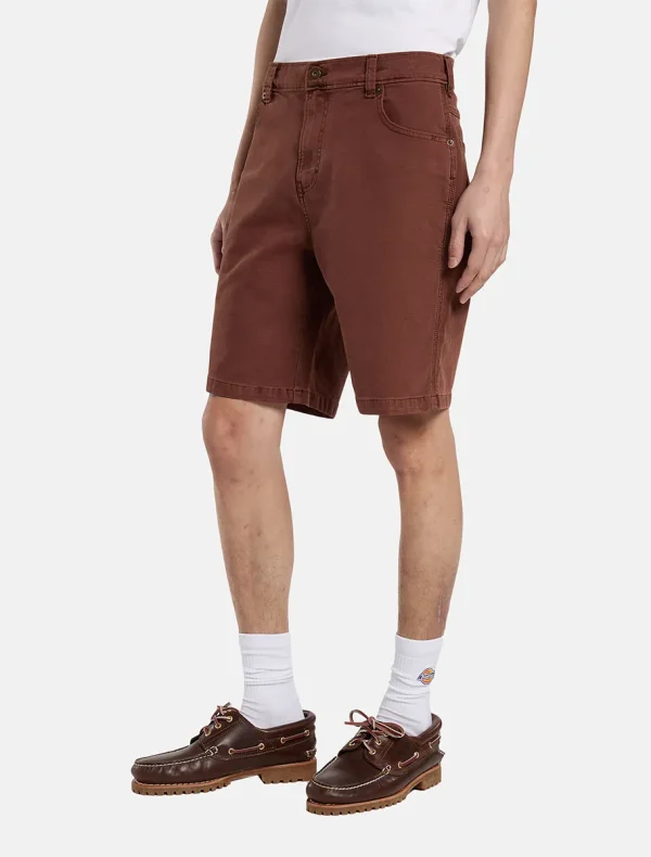 DICKIES - מכנסי עבודה קצרים RIVER RANCH – D0A4Z7ZK47 – brown – 3