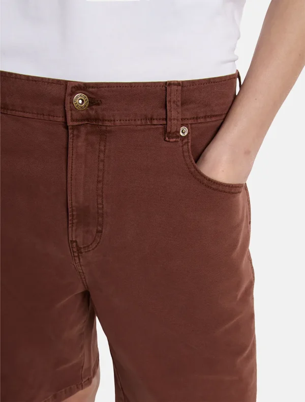DICKIES - מכנסי עבודה קצרים RIVER RANCH – D0A4Z7ZK47 – brown – 5