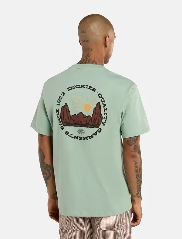 DICKIES - חולצת טי קצרה DICKIES OUTDOOR – D0A4Z8PK36 – light-blue – 1