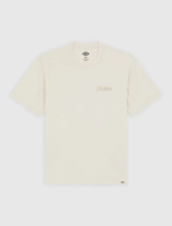 DICKIES - חולצת טי קצרה COMPANION SCRIPT – D0A4Z92F90 – whitecap-grey – 4