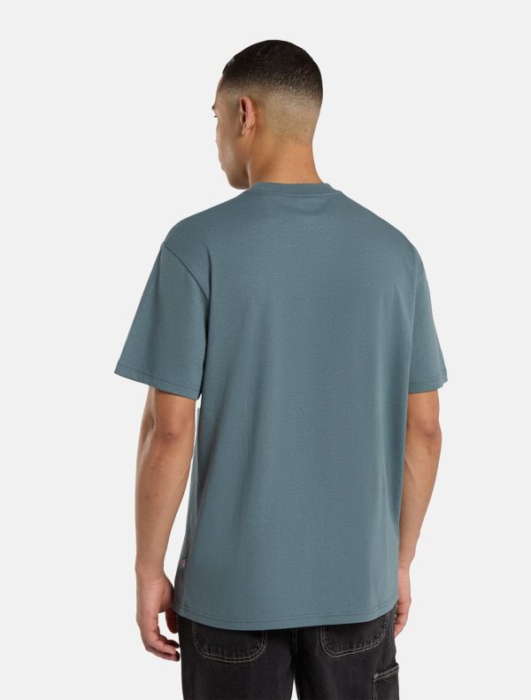 DICKIES - חולצת טי קצרה SUMMERDALE – D0A4YAIG70 – stormy-weather – 1