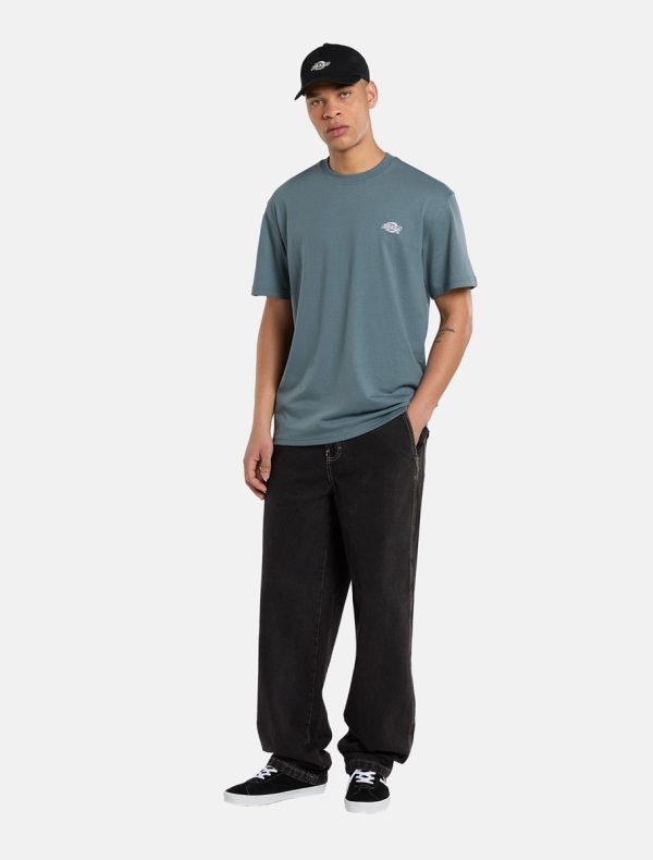 DICKIES - חולצת טי קצרה SUMMERDALE – D0A4YAIG70 – stormy-weather – 2