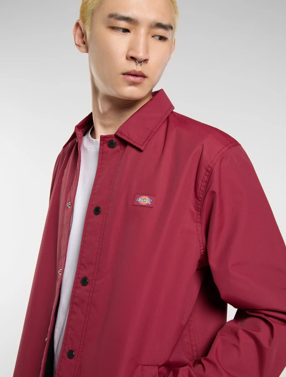 DICKIES - ג'קט OAKPORT COACH UNISEX – D0A4XEWK74 – tibetan-red – 3
