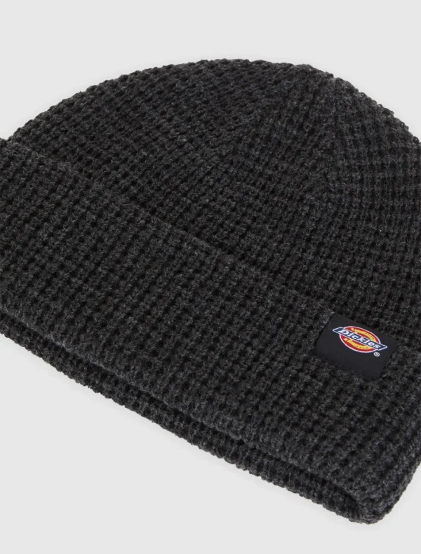 DICKIES - כובע גרב WOODWORTH WAFFLE – D0A4XFDBLK – black – 2