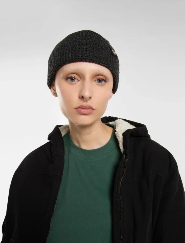 DICKIES - כובע גרב WOODWORTH WAFFLE – D0A4XFDBLK – black – 4