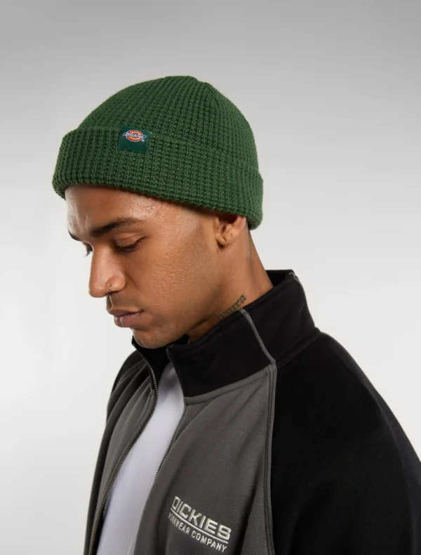 DICKIES - כובע גרב WOODWORTH WAFFLE – D0A4XFDPIN – pine-needle-green – 3