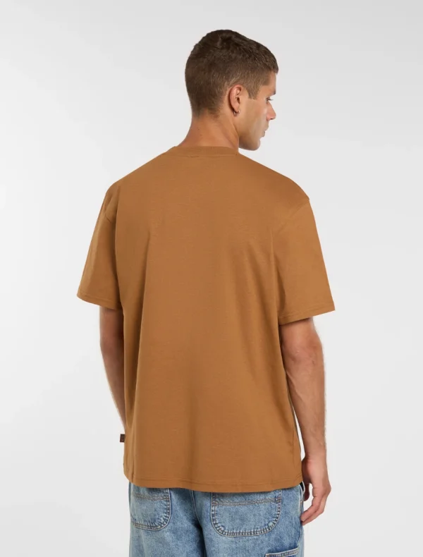 DICKIES - חולצת טי קצרה SUMMERDALE – D0A4YAI0BD – brown-duck – 1